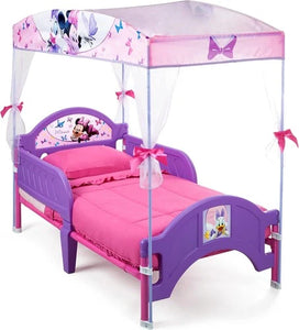 Delta Children's Products Minnie Mouse Canopy Toddler Toddler, Purple