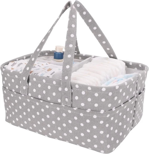 Baby Diaper Caddy Organizer Large Nursery Storage Basket Tote for Newborns