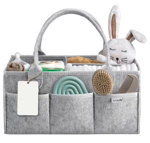Nursery Storage Basket - Baby Diaper Caddy Organizer for Diaper Station, Newb...