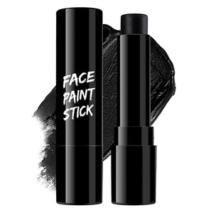 BADCOLOR Black Cream-Blendable Face Body Paint Stick for Adults Children Eye Black Softball Football Baseball Sports , Non-Toxic Hypoallergenic for Halloween SFX Makeup Cosplay Joker Costume Parties