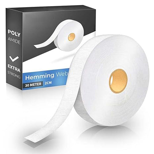 Klangfeiler Hemming Tape - 0.75 INCH x 32 Yards - Extra Strong - Iron-On Hem Tape Adhesive